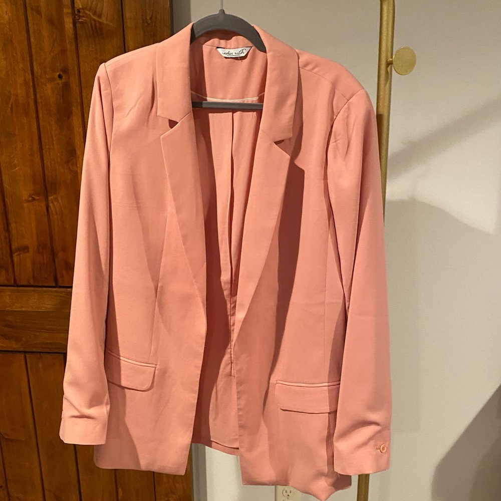 Eden Ruth Addison Blazer Women’s XXL Pink